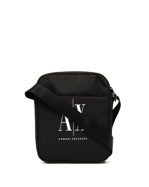 Armani Exchange AX logo messenger bag