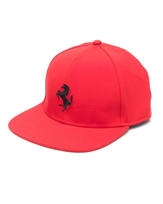 Ferrari flat peak logo baseball cap