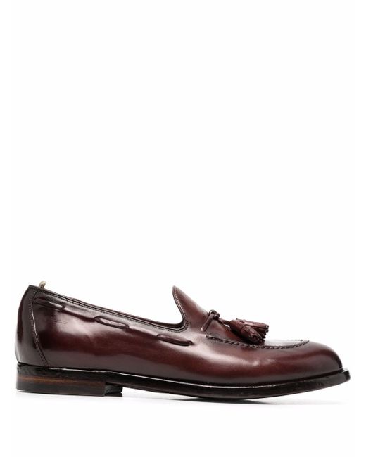 Officine Creative tassel-detail leather loafers