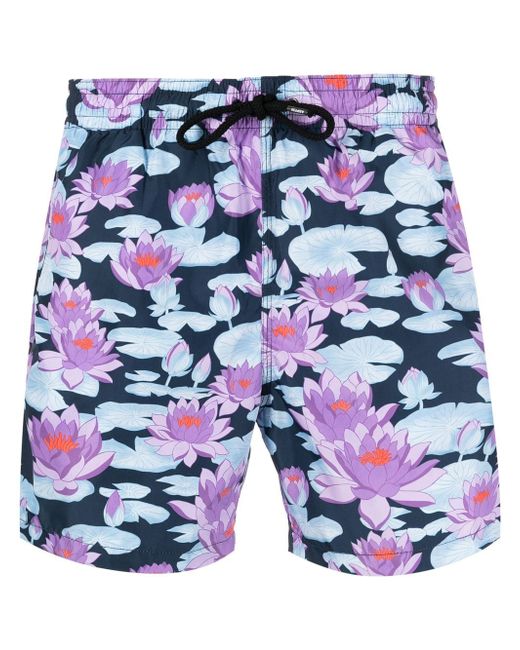 Aspesi floral-print swim shorts