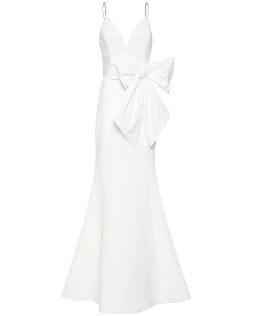 Rebecca Vallance Genevieve bow-embellished gown