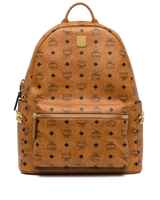 Mcm large Stark Side studded backpack