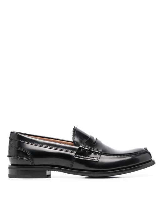 Church's glossy leather loafers