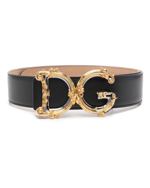 Dolce & Gabbana baroque-style DG belt