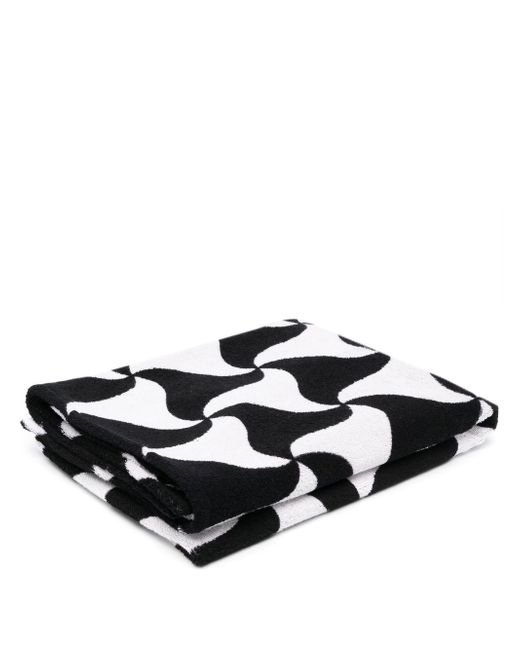 Bottega Veneta abstract-print beach towel