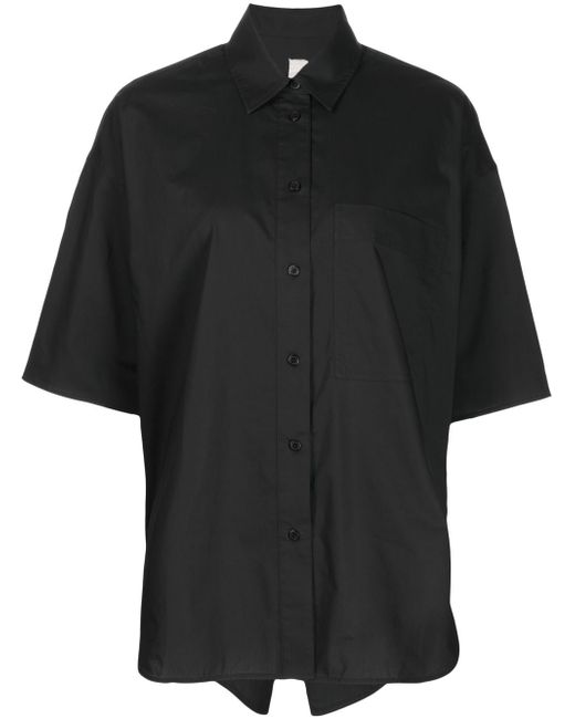 Lee Mathews short-sleeved cotton shirt