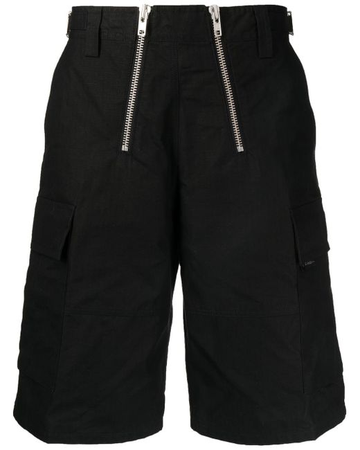 GmBH zip-detail cargo shorts