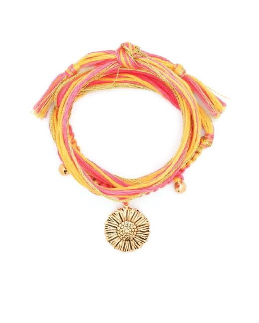 Aurelie Bidermann Honolulu flower charm bracelet