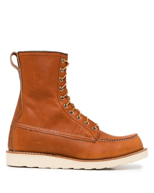 Red Wing ankle lace-up fastening boots