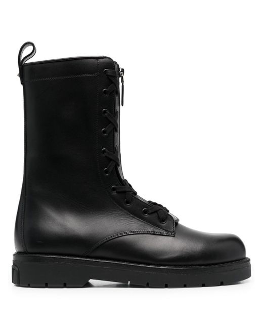 Valentino Garavani chunky zip-up leather boots