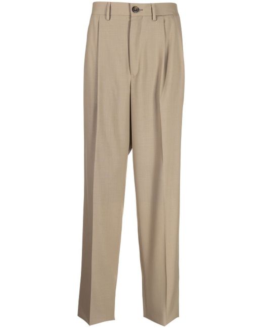 Caruso pleat-detail four-pocket tailored trousers