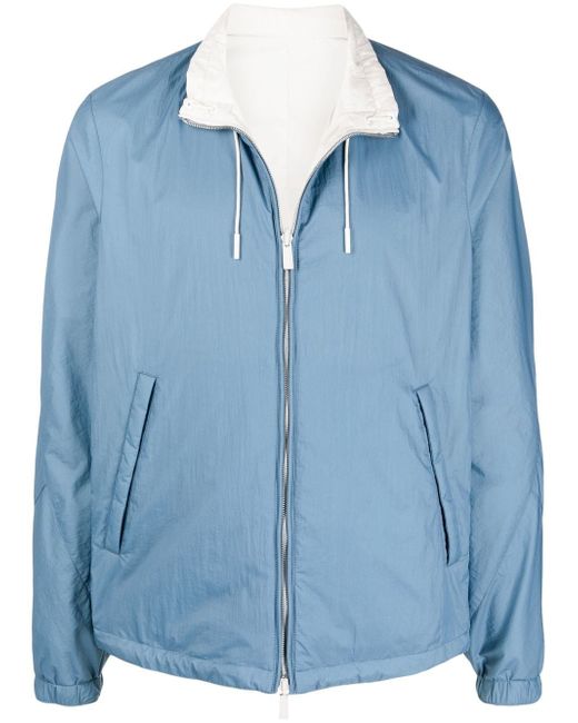 Z Zegna zip-front shell jacket