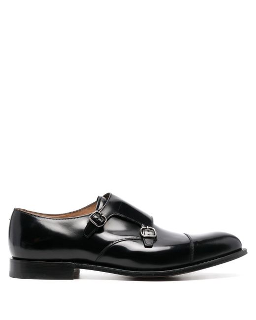 Church's polished-finish almond-toe loafers