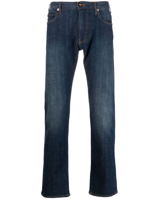 Emporio Armani straight leg denim jeans
