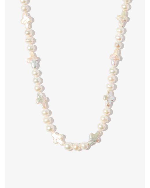 Hatton Labs beaded pearl necklace