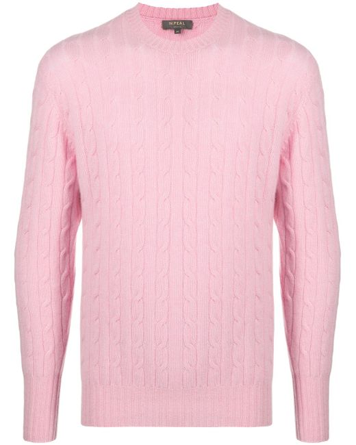 N.Peal The Thames cable-knit sweater