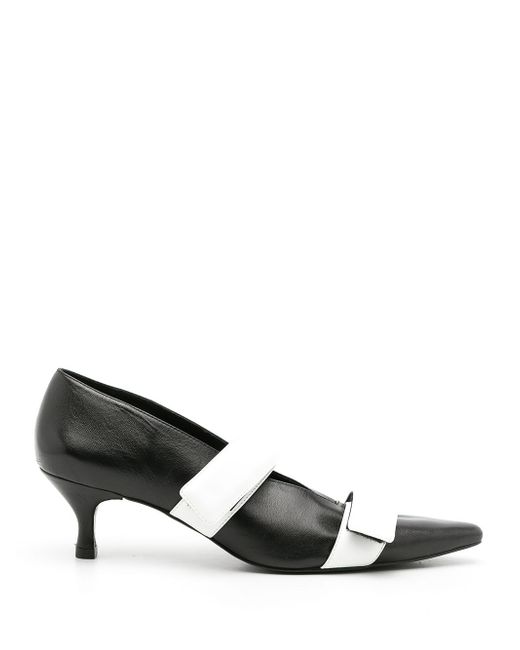 Gloria Coelho leather two-tone shoes