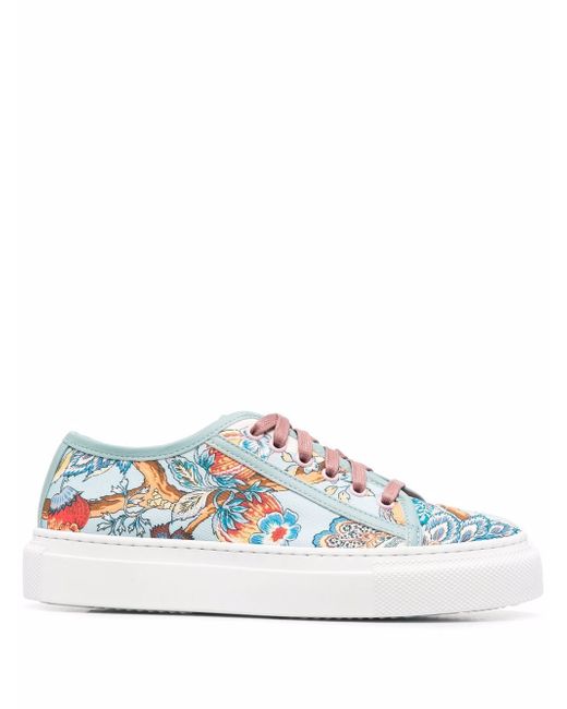 Etro floral-print lace-up sneakers