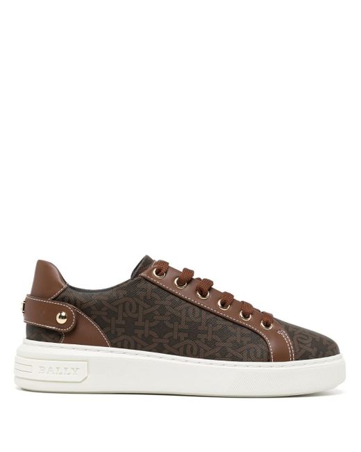 Bally low-top panelled sneakers