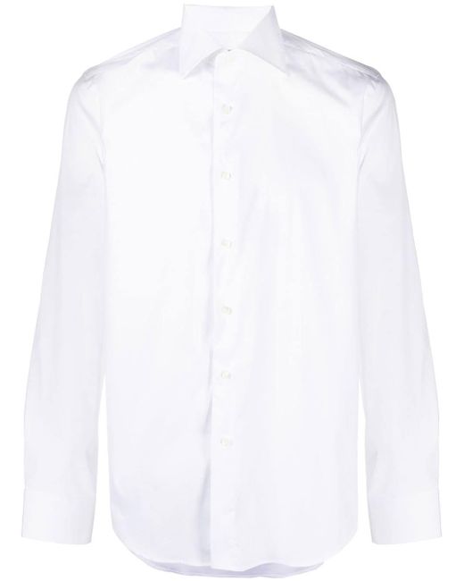 Canali button-down fitted shirt