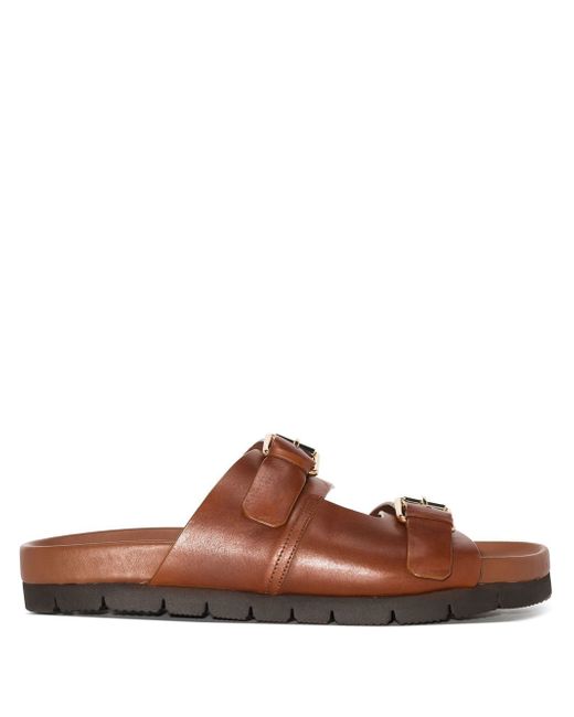 Grenson buckled leather sandals