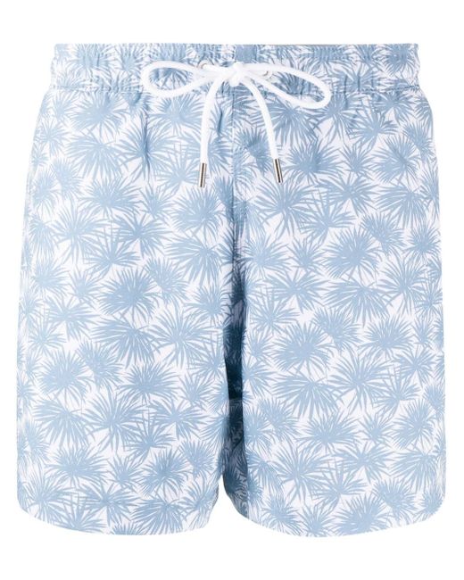 Michael Kors palm-print swim shorts