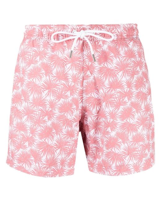 Michael Kors palm-print swim shorts