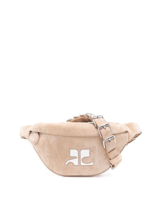 Courrèges logo-patch belt bag