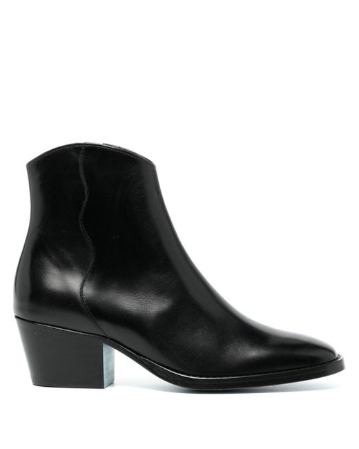 Paul Smith zip-up heeled leather boots