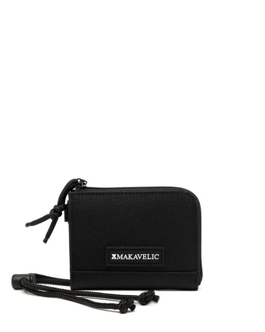 Makavelic logo zipped wallet