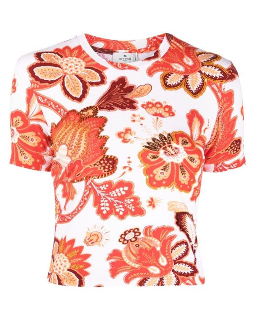 Etro floral-print T-shirt