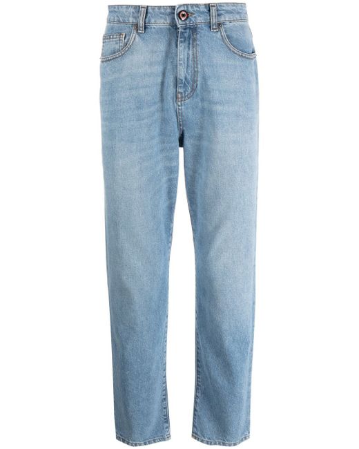Vision Of Super patch-detail slim-cut jeans