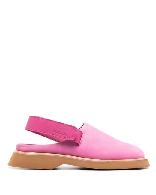 Jacquemus slingback-strap detail loafers