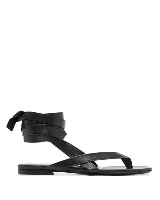 Attico ankle-strap flat sandals