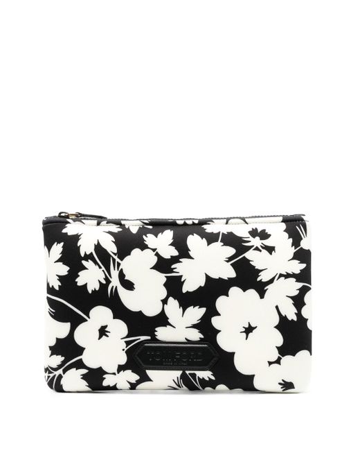 Tom Ford zipped floral-print clutch