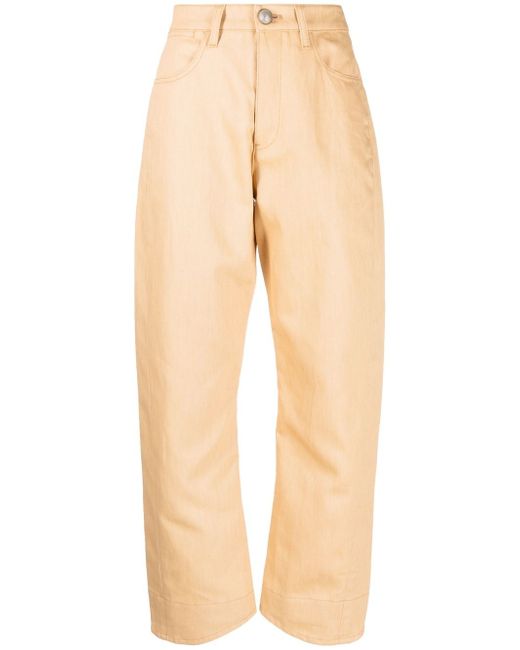 Jil Sander high-waisted tapered jeans