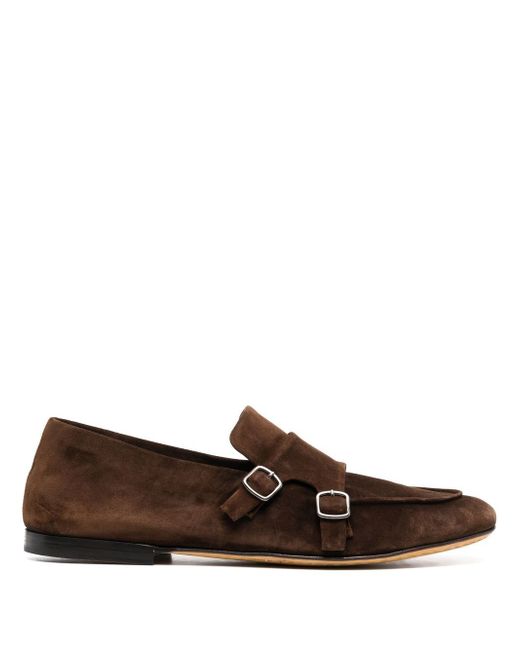 Officine Creative Airto monk-strap suede loafers