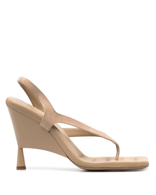Giaborghini thong-strap leather sandals
