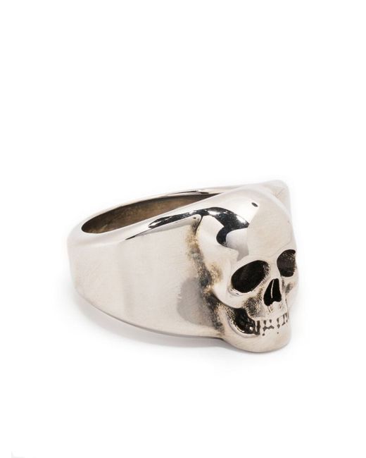 Alexander McQueen skull-detail tone ring
