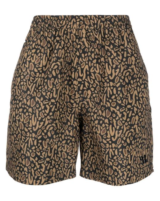 Nanushka leopard-print swimming shorts