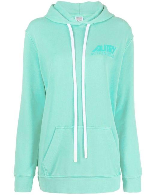 Autry tonal logo print hoodie