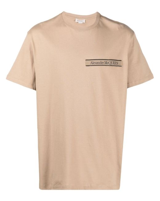 Alexander McQueen logo patch short-sleeve T-shirt