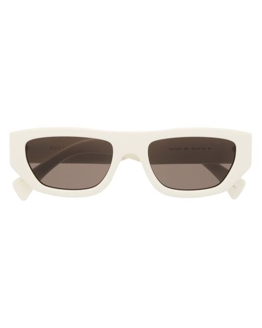 Gucci long rectangular-frame sunglasses