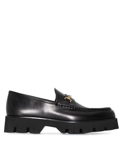 Hyusto Mick chain-link detail loafers