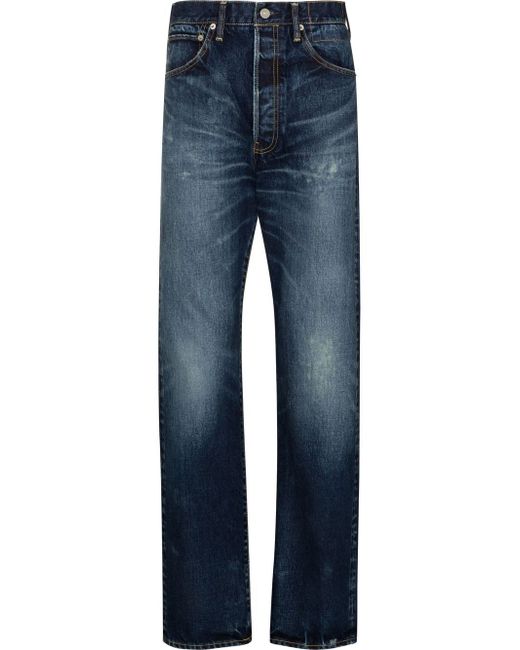 Visvim distressed straight-leg denim jeans