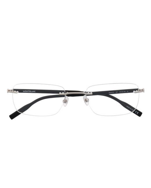 Montblanc rectangular frame glasses