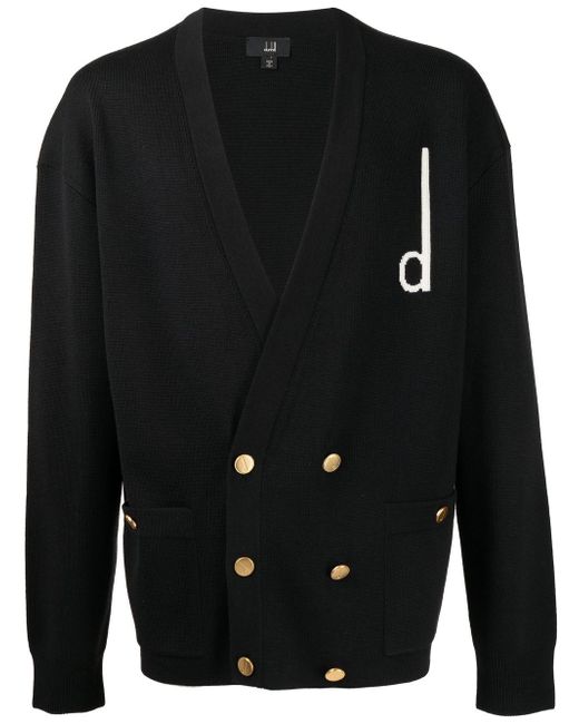 Dunhill V-neck double-breasted cardigan