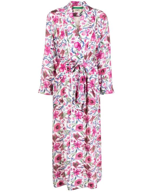 Chufy Vlad floral-print robe