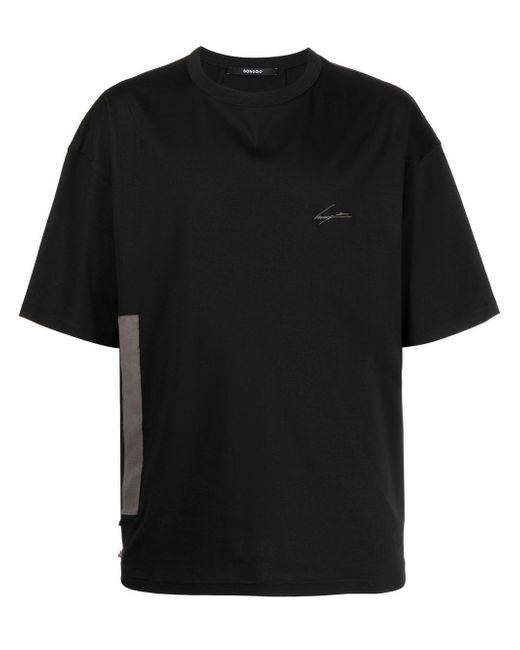 Songzio contrasting-panel detail T-shirt