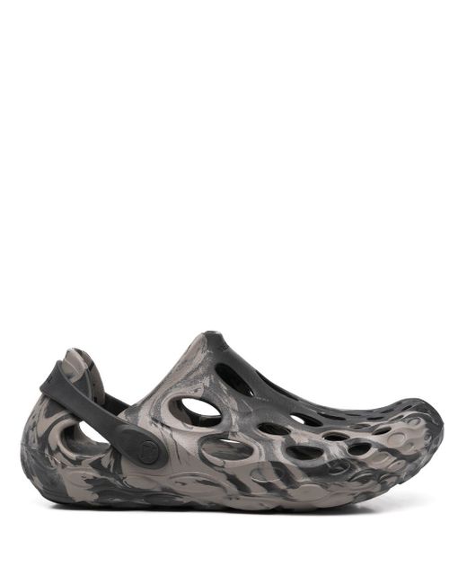 Merrell marbled-print perforated slippers